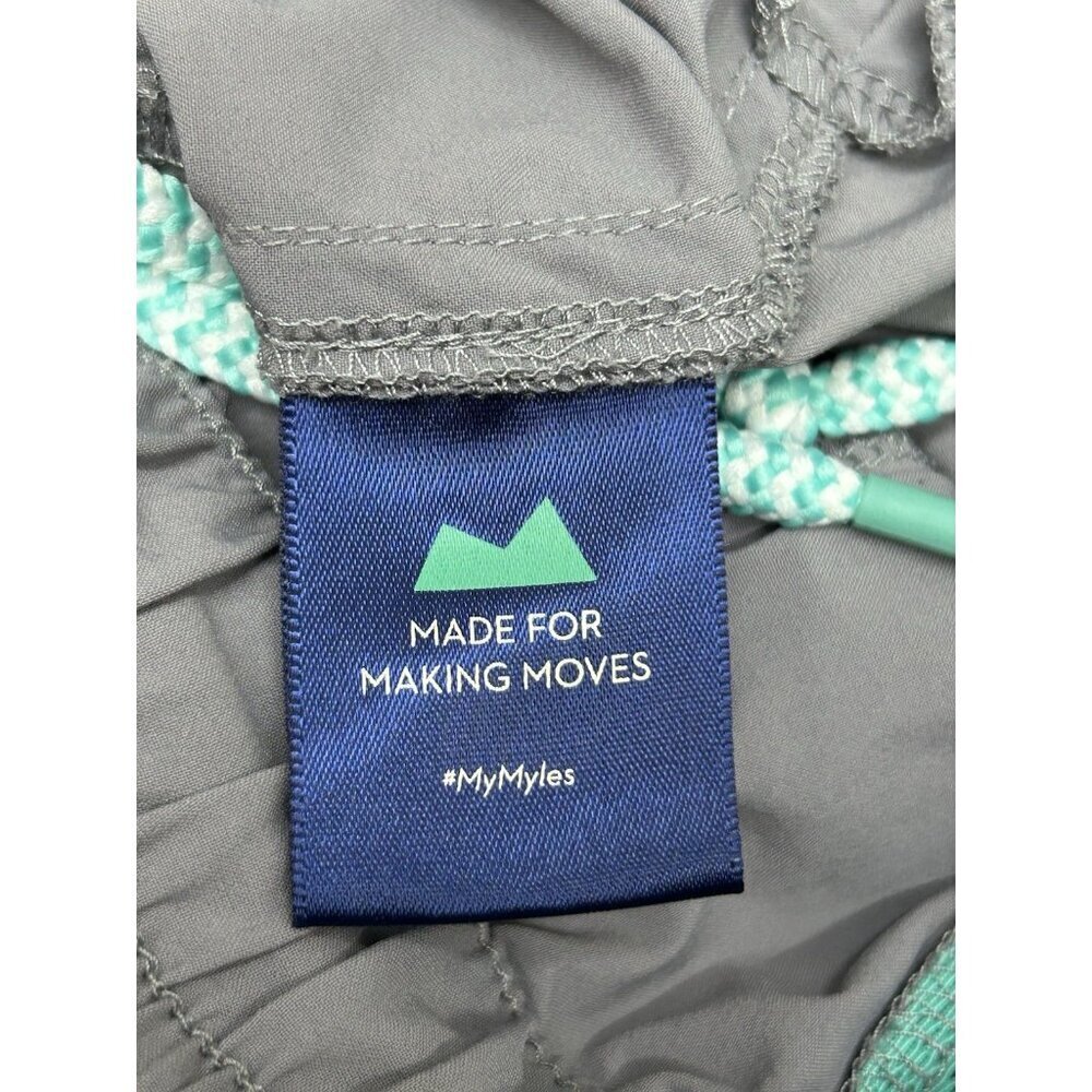 Myles Make Moves Mens Shorts Medium Grey 7”inseam Pull On Drawstring Everyday - Picture 5 of 6